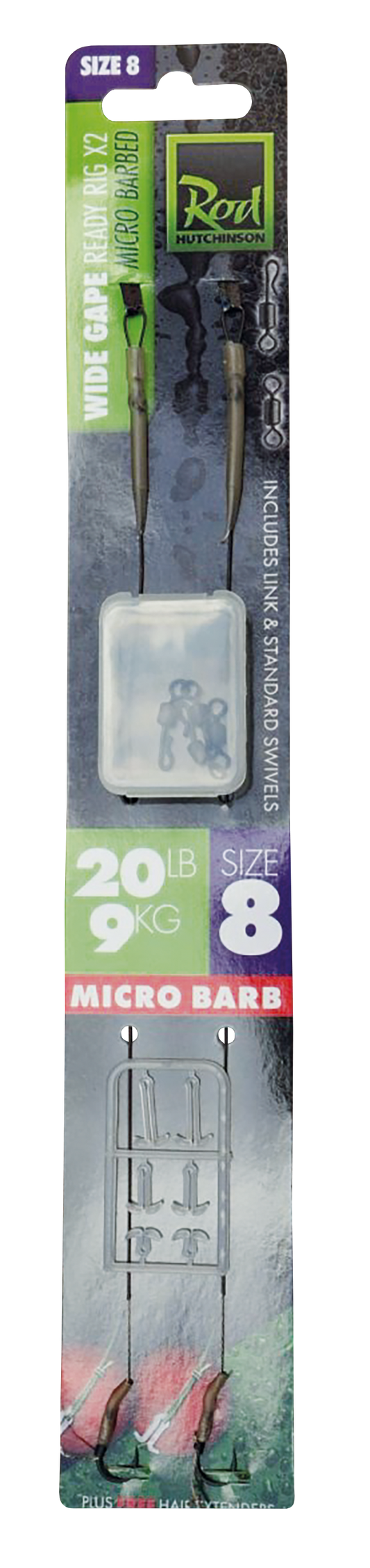 Wide Gape Ready Rig  - 2pcs